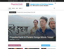 Tablet Screenshot of priyankakarki.com